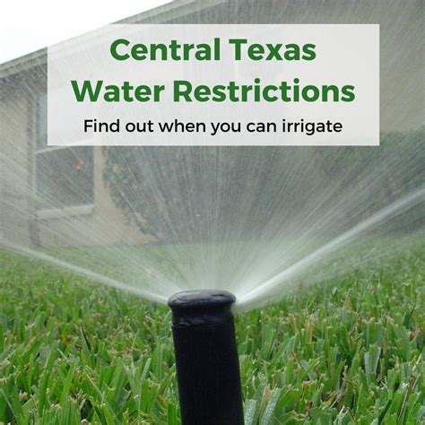 Central Texas cities issue water restrictions